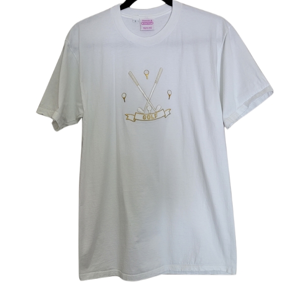 Tops - Vintage Women's Golf T-shirt Size Large White